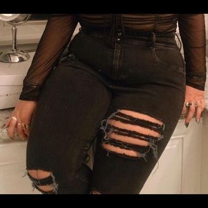 American Eagle Ripped Skinny Jeans